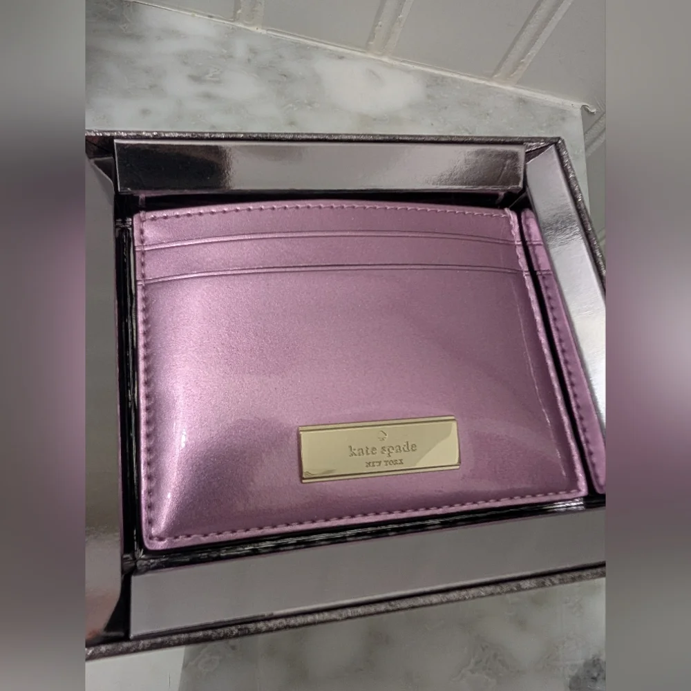 Kate Spade Iridescent Pink Card Case - #2